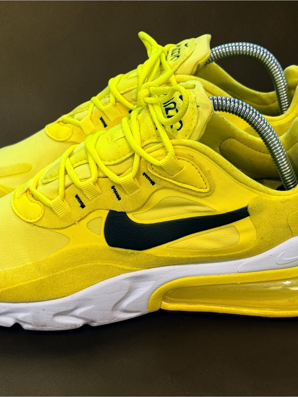 Nike Air Max 270 React Opti Yellow Women’s CZ9370-700 Size 8.5